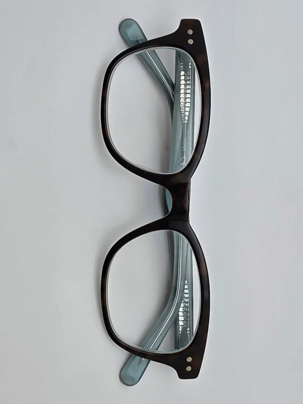 Kate Spade Rebecca TA20 Tortoise Aqua +2.00 Cat Eye Reading Glasses w/ Case 49mm